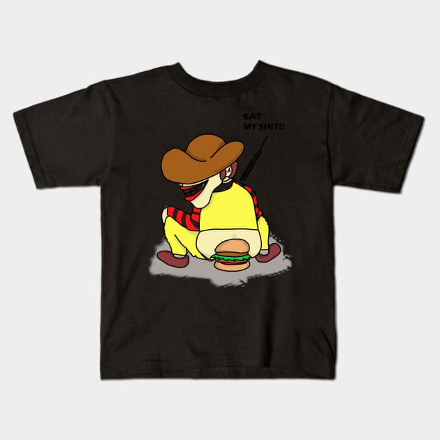 Eat My Shit ! Kids T-Shirt by Candy Store